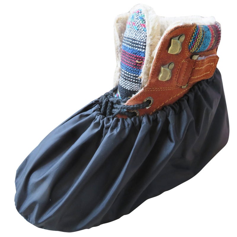 DearyHome Washable Reusable Shoe Boot Covers - Non-Slip, Water-Resistant (2 Pairs, Extra Large) for Contractors & Households - Keep Carpets, Floors, and Rooms Clean - Image 5